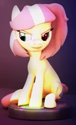 Size: 3840x6267 | Tagged: safe, artist:fillerartist, banned from derpibooru, deleted from derpibooru, derpibooru import, oc, oc:milly millstone, unofficial characters only, pony, 3d, absurd resolution, blender, female, looking away, riding, roomba, sitting, smug, solo