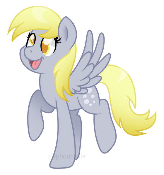 Size: 1399x1500 | Tagged: safe, artist:stephanoodle, banned from derpibooru, deleted from derpibooru, derpibooru import, derpy hooves, pegasus, pony, colored pupils, simple background, smiling, solo, white background