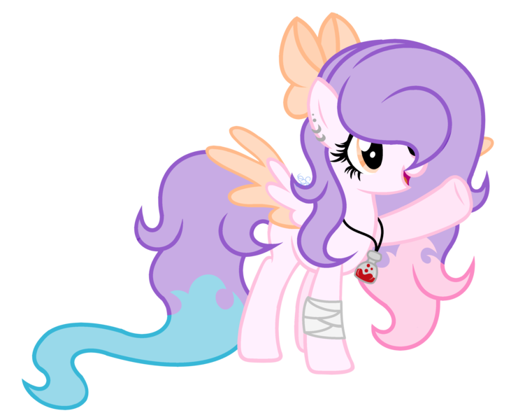 Size: 3344x2744 | Tagged: safe, artist:101xsplattyx101, banned from derpibooru, deleted from derpibooru, derpibooru import, oc, oc:lily, pegasus, pony, base used, bow, female, hair bow, high res, mare, simple background, solo, transparent background, two toned wings, wings