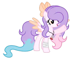 Size: 3344x2744 | Tagged: safe, artist:101xsplattyx101, banned from derpibooru, deleted from derpibooru, derpibooru import, oc, oc:lily, pegasus, pony, base used, bow, female, hair bow, high res, mare, simple background, solo, transparent background, two toned wings, wings