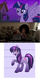 Size: 638x1245 | Tagged: safe, banned from derpibooru, deleted from derpibooru, derpibooru import, twilight sparkle, alicorn, bronies react, g5, leak, spoiler:g5, g4
