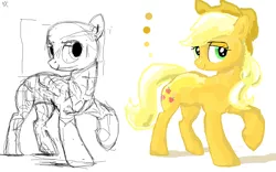 Size: 2048x1280 | Tagged: safe, artist:beyondysupreme, banned from derpibooru, deleted from derpibooru, derpibooru import, applejack, simple background, white background