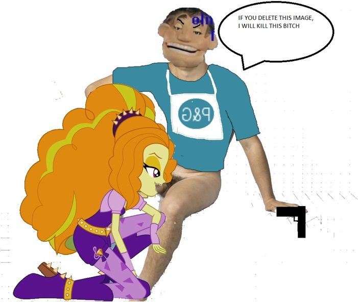 Size: 1024x876 | Tagged: explicit, banned from derpibooru, deleted from derpibooru, derpibooru import, adagio dazzle, equestria girls, angry, gun, handgun, oral, pistol, sex, vulgar, weapon, what the fuck is this shit, why