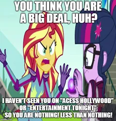 Size: 500x522 | Tagged: safe, banned from derpibooru, deleted from derpibooru, derpibooru import, edit, edited screencap, screencap, sci-twi, sunset shimmer, twilight sparkle, equestria girls, friendship games, angry, op regrets making this picture, op wishes he could delete this picture, wrong aspect ratio