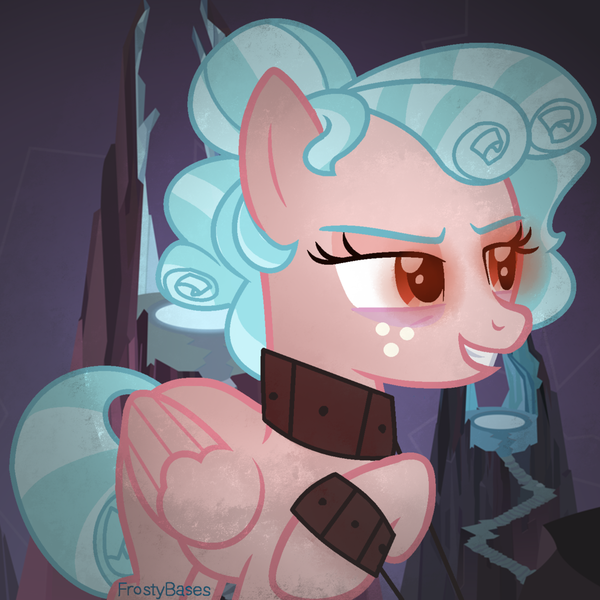 Size: 1024x1024 | Tagged: safe, artist:atlas-fangs, artist:frostybases, banned from derpibooru, deleted from derpibooru, derpibooru import, cozy glow, pegasus, school raze, base used, female, glowing eyes, mare, older, older cozy glow, signature, tartarus