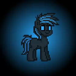 Size: 500x500 | Tagged: safe, banned from derpibooru, deleted from derpibooru, derpibooru import, oc, oc:steel crescent, cyber pony, cyborg, pony, pony town, blank flank, solo
