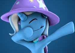 Size: 3078x2160 | Tagged: safe, artist:xppp1n, banned from derpibooru, deleted from derpibooru, derpibooru import, trixie, pony, 3d, dab, female, mare, solo, source filmmaker