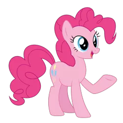 Size: 6667x6667 | Tagged: safe, artist:sinkbon, banned from derpibooru, deleted from derpibooru, derpibooru import, pinkie pie, absurd resolution, simple background, transparent background, vector