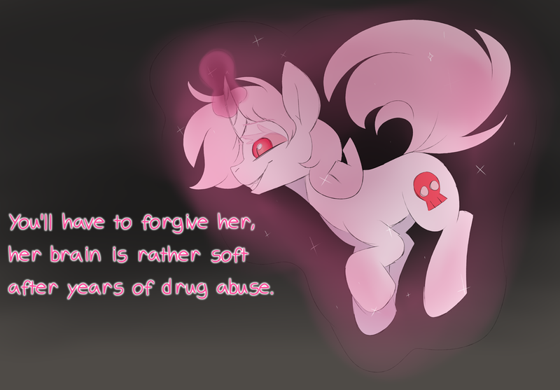 Size: 1371x954 | Tagged: safe, artist:scarletverse, artist:taaffeiite, banned from derpibooru, deleted from derpibooru, derpibooru import, oc, oc:scarlet starlight, unofficial characters only, pony, unicorn, comic:once upon a time, cutie mark, dialogue, female, glowing horn, horn, levitation, magic, mare, parent:cyberia starlight, parent:sakura starlight, scarletverse, self-levitation, simple background, solo, telekinesis