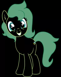 Size: 3650x4600 | Tagged: safe, alternate version, artist:torvusil, banned from derpibooru, deleted from derpibooru, derpibooru import, oc, oc:silly numptie, unofficial characters only, earth pony, pony, absurd resolution, blackout, cute, digital art, female, green hair, green mane, green tail, grin, happy, looking at you, mare, ocbetes, plounge, reddit, simple background, smiling, solo, standing