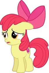 Size: 5246x7787 | Tagged: safe, artist:sinkbon, banned from derpibooru, deleted from derpibooru, derpibooru import, apple bloom, simple background, solo, transparent background, vector