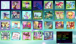 Size: 988x576 | Tagged: safe, banned from derpibooru, deleted from derpibooru, derpibooru import, ahuizotl, apple bloom, applejack, big macintosh, chancellor puddinghead, cheerilee, cherry jubilee, clover the clever, commander hurricane, cranky doodle donkey, daring do, discord, fancypants, flam, flim, fluttershy, garble, granny smith, iron will, matilda, pinkie pie, pound cake, princess cadance, princess celestia, princess luna, princess platinum, private pansy, pumpkin cake, queen chrysalis, rainbow dash, rarity, scootaloo, shining armor, smart cookie, spike, sweetie belle, tank, twilight sparkle, zecora, dragon, a canterlot wedding, a friend in deed, baby cakes, dragon quest, family appreciation day, hearts and hooves day (episode), hurricane fluttershy, it's about time, lesson zero, luna eclipsed, may the best pet win, mmmystery on the friendship express, ponyville confidential, putting your hoof down, read it and weep, season 2, secret of my excess, sisterhooves social, sweet and elite, the cutie pox, the last roundup, the return of harmony, the super speedy cider squeezy 6000, apple, appleloosa, canterlot, cheerimac, cider, cutie mark crusaders, element of generosity, element of honesty, element of kindness, element of laughter, element of loyalty, element of magic, elements of harmony, episode, female, flim flam brothers, food, gabby gums, hearth's warming eve, hearts and hooves day, love potion, male, mane six, marriage, ponyville, shipping, straight, wedding, wonderbolts, zap apple
