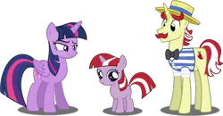 Size: 711x370 | Tagged: safe, artist:purplewonderpower, banned from derpibooru, deleted from derpibooru, derpibooru import, flam, twilight sparkle, oc, oc:starry velvet, alicorn, daughter, female, male, next generation, parents:twiflam, shipping, simple background, straight, transparent background, twiflam, twilight sparkle (alicorn)