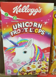 Size: 1960x2692 | Tagged: safe, banned from derpibooru, deleted from derpibooru, derpibooru import, unicorn, barely pony related, cereal, food, froot loops, irl, kellogg's, photo