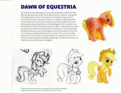 Size: 3300x2550 | Tagged: safe, artist:lauren faust, banned from derpibooru, deleted from derpibooru, derpibooru import, applejack, earth pony, the art of equestria, concept art