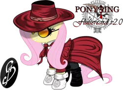 Size: 1600x1179 | Tagged: safe, artist:dimidiummorsumbra, banned from derpibooru, deleted from derpibooru, derpibooru import, fluttershy, alucard, alushy, hellsing, hilarious in hindsight, parody, the crimson fluttr