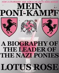 Size: 753x924 | Tagged: safe, banned from derpibooru, deleted from derpibooru, derpibooru import, bird, eagle, horse, anonymous, book, cover, mein kampf, /mlpol/, nazi, /pol/, swastika