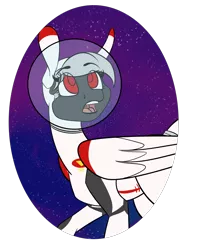 Size: 994x1262 | Tagged: safe, artist:xenovie, banned from derpibooru, deleted from derpibooru, derpibooru import, oc, oc:luriel maelstrom, unofficial characters only, pegasus, pony, astronaut, commission, space, spacesuit