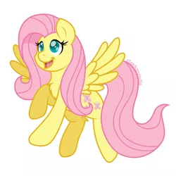 Size: 1500x1500 | Tagged: safe, artist:stephanoodle, banned from derpibooru, deleted from derpibooru, derpibooru import, fluttershy, pegasus, pony, chest fluff, colored pupils, female, mare, simple background, solo, white background