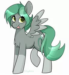 Size: 2300x2500 | Tagged: safe, artist:kiruart, banned from derpibooru, deleted from derpibooru, derpibooru import, oc, oc:vivid stripe, unofficial characters only, pegasus, pony, solo, tongue out
