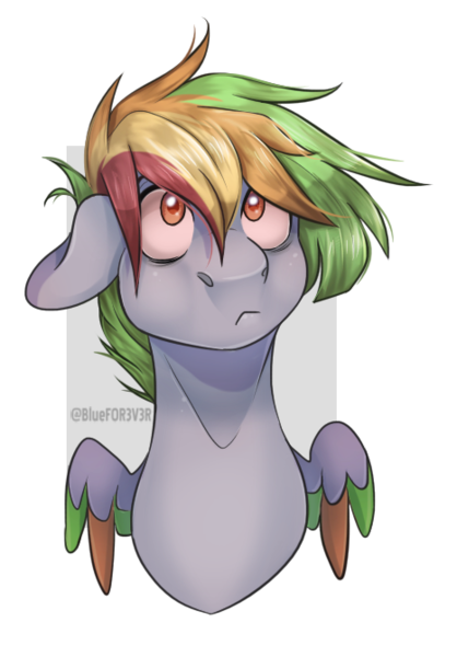 Size: 467x671 | Tagged: safe, artist:bluefor3v3r, banned from derpibooru, deleted from derpibooru, derpibooru import, oc, pegasus, pony, bust, not rainbow dash, portrait, simple background, solo, transparent background