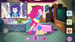 Size: 1280x720 | Tagged: safe, banned from derpibooru, deleted from derpibooru, derpibooru import, pinkie pie, rarity, equestria girls, equestria girls series, festival looks, spoiler:eqg series (season 2), clothes, shoes, sneakers, the pet of mystery