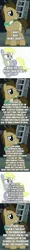 Size: 500x4142 | Tagged: safe, banned from derpibooru, deleted from derpibooru, derpibooru import, edit, edited screencap, screencap, derpy hooves, doctor whooves, the great seedling, time turner, comic:the epilogue, going to seed, comic, doctor who, fanfic art, implied grogar, implied mane six, school of friendship, screencap comic, the doctor