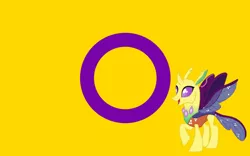 Size: 800x500 | Tagged: safe, artist:mlpfan3991, banned from derpibooru, deleted from derpibooru, derpibooru import, changedling, changeling, intersex, intersex pride flag, pride, pride flag