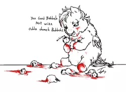 Size: 952x701 | Tagged: grimdark, banned from derpibooru, deleted from derpibooru, derpibooru import, fluffy pony, abuse, blood, fluffy pony death, fluffy pony foals, fluffy pony grimdark, fluffy pony mother, foal abuse