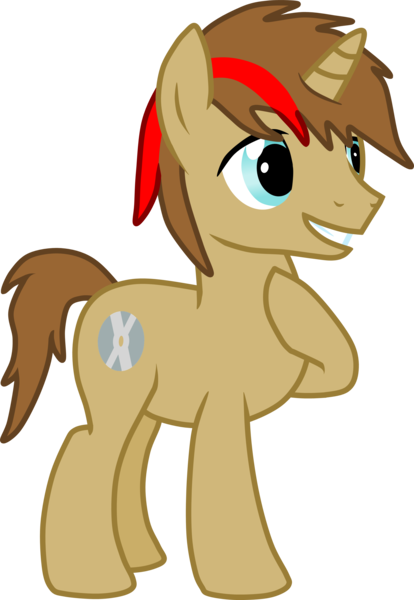 Size: 2199x3185 | Tagged: safe, artist:feathertrap, banned from derpibooru, deleted from derpibooru, derpibooru import, oc, oc:red glare, pony, unicorn, 1000 hours in gimp, male, simple background, smiling, solo, stallion, transparent background, vector