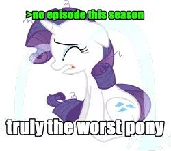 Size: 900x794 | Tagged: safe, banned from derpibooru, deleted from derpibooru, derpibooru import, rarity, crying, text, why sid why, worst pony