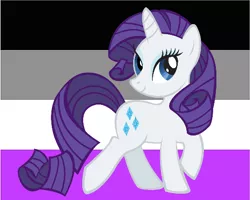 Size: 550x440 | Tagged: safe, banned from derpibooru, deleted from derpibooru, derpibooru import, rarity, pony, asexual, asexual pride flag, female, headcanon, pride, pride flag, sexuality, sexuality headcanon, solo, stock vector