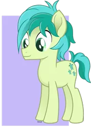 Size: 901x1263 | Tagged: safe, artist:temp, banned from derpibooru, deleted from derpibooru, derpibooru import, sandbar, earth pony, pony, cute, hooves, male, sandabetes, smiling, solo, stallion