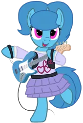 Size: 901x1322 | Tagged: safe, artist:徐詩珮, banned from derpibooru, deleted from derpibooru, derpibooru import, spring rain, unicorn, series:ponies in precure universes, base used, bass guitar, cute, ellen kurokawa, female, guitar, mare, musical instrument, precure, simple background, springbetes, suite precure, transparent background, vector