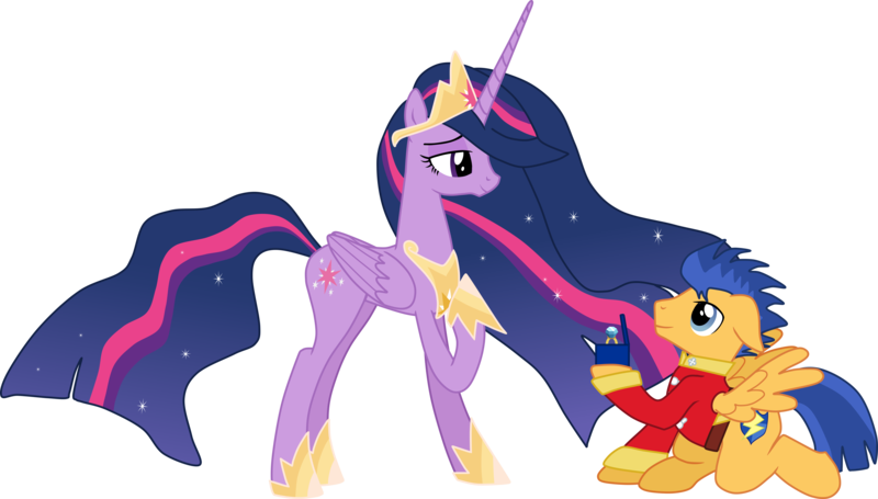 Size: 13081x7443 | Tagged: safe, artist:feathertrap, banned from derpibooru, deleted from derpibooru, derpibooru import, flash sentry, princess twilight 2.0, twilight sparkle, twilight sparkle (alicorn), alicorn, pegasus, pony, the last problem, crown, dress uniform, female, flashlight, jewelry, male, mare, marriage proposal, mlp fim's ninth anniversary, regalia, ring, shipping, simple background, stallion, straight, transparent background, vector, wedding ring