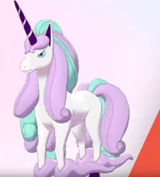 Size: 612x676 | Tagged: safe, banned from derpibooru, deleted from derpibooru, derpibooru import, screencap, rapidash, unicorn, leak, pokemon sword and shield, pokémon