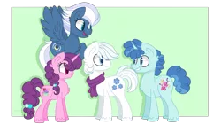 Size: 1191x671 | Tagged: safe, artist:yourrdazzle, banned from derpibooru, deleted from derpibooru, derpibooru import, double diamond, night glider, party favor, sugar belle, pony, equal four