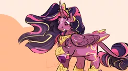 Size: 1280x719 | Tagged: safe, alternate version, artist:turtleponys, banned from derpibooru, deleted from derpibooru, derpibooru import, princess twilight 2.0, twilight sparkle, twilight sparkle (alicorn), alicorn, classical unicorn, pony, unicorn, the last problem, cloven hooves, image, jpeg, leonine tail, obtrusive watermark, older, older twilight, solo, twitterina design, unshorn fetlocks, watermark