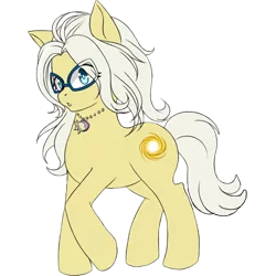 Size: 1000x1000 | Tagged: safe, artist:cdv, artist:sweeteater, banned from derpibooru, deleted from derpibooru, derpibooru import, oc, oc:azha magna, unofficial characters only, earth pony, pony, 2020 community collab, derpibooru community collaboration, female, glasses, looking at you, solo