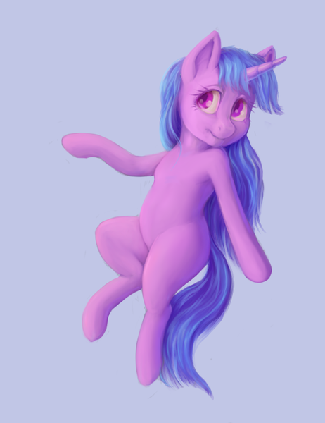 Size: 671x872 | Tagged: safe, artist:stratodraw, banned from derpibooru, deleted from derpibooru, derpibooru import, twilight sparkle, semi-anthro, unicorn, female, mare, missing cutie mark, simple background, solo, unicorn twilight