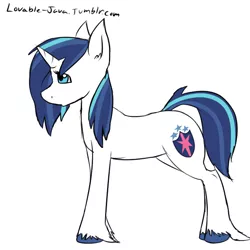 Size: 640x640 | Tagged: safe, artist:lovable-java, banned from derpibooru, deleted from derpibooru, derpibooru import, shining armor, 30 minute art challenge, gleaming shield, rule 63