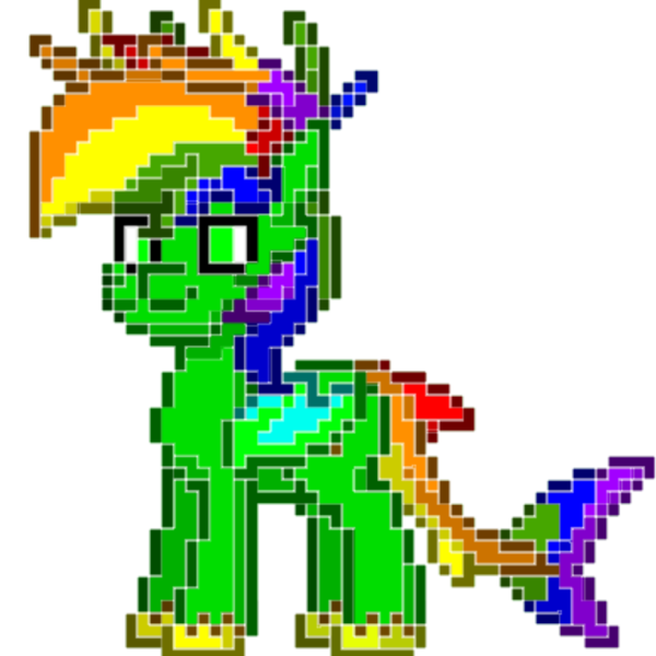 Size: 800x800 | Tagged: safe, artist:bravewind, banned from derpibooru, deleted from derpibooru, derpibooru import, edit, oc, oc:bravewind, unofficial characters only, original species, pony, 2020 community collab, derpibooru community collaboration, pony town, donut steel, hidden cutie mark, image, multicolored hair, original character do not steal, pixel art, png, rainbow antlers, rainbow hair, rainbow tail, reupload, takedown request, turtwig feet