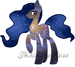 Size: 578x521 | Tagged: safe, artist:hourglasshorse, artist:northerndawnart, banned from derpibooru, deleted from derpibooru, derpibooru import, oc, oc:galaxy nova, unofficial characters only, earth pony, adoptable, auction, base used, earth pony oc, ethereal body, ethereal mane, for sale, simple background, solo, space pony, transparent background