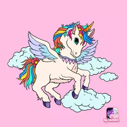 Size: 1024x1024 | Tagged: safe, banned from derpibooru, deleted from derpibooru, derpibooru import, pegasus, pony, app, barely pony related, beta, cloud, looking at you, painting
