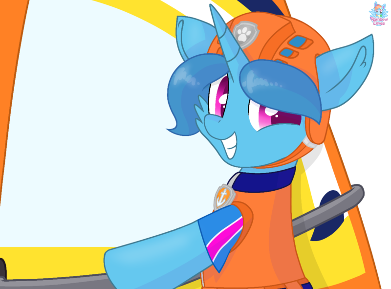 Size: 1274x941 | Tagged: safe, artist:rainbow eevee, banned from derpibooru, deleted from derpibooru, derpibooru import, spring rain, pony, unicorn, series:sprglitemplight diary, series:sprglitemplight life jacket days, series:springshadowdrops diary, series:springshadowdrops life jacket days, clothes, collar, cute, daaaaaaaaaaaw, female, handle, hoof hold, lifeguard, lifeguard spring rain, looking at you, paw patrol, pink eyes, rainbow eevee is trying to murder us, simple background, smiling at you, solo, surfing, transparent background, zuma, zuma (paw patrol)