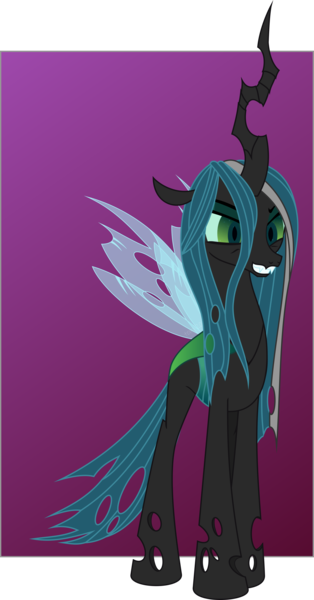 Size: 3459x6610 | Tagged: safe, artist:temp, banned from derpibooru, deleted from derpibooru, derpibooru import, queen chrysalis, changeling, changeling queen, female, solo