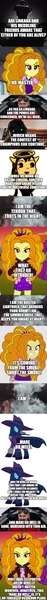 Size: 500x6428 | Tagged: safe, banned from derpibooru, deleted from derpibooru, derpibooru import, edit, edited screencap, editor:lord you know who, screencap, adagio dazzle, mare do well, equestria girls, atop the fourth wall, bendy and the ink machine, comic, darkwing duck, doctor eggman, fanfic art, linkara, marvel cinematic universe, screencap comic, sonic movie 2020, sonic the hedgehog (series), villain teamup, vulture (marvel)