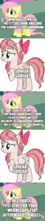 Size: 500x2433 | Tagged: safe, artist:pink1ejack, banned from derpibooru, deleted from derpibooru, derpibooru import, edit, edited screencap, editor:lord you know who, screencap, angel wings, fluttershy, april fools, april fools joke, comic, implied angel bunny, implied pinkie pie, namesake, pun, screencap comic