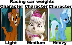 Size: 594x378 | Tagged: safe, artist:arvin-s-sweet-guy, banned from derpibooru, deleted from derpibooru, derpibooru import, trixie, crossover, it came from deviantart, meme, oliver and company, paw patrol