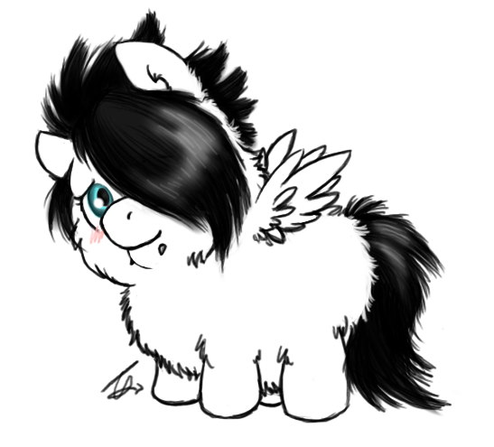 Size: 547x495 | Tagged: safe, banned from derpibooru, deleted from derpibooru, derpibooru import, fluffy pony, fluffy pony original art, self potrait